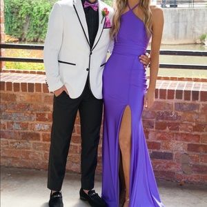 jessica angel prom dress size xs. worn once perfect condition, adjustable back.